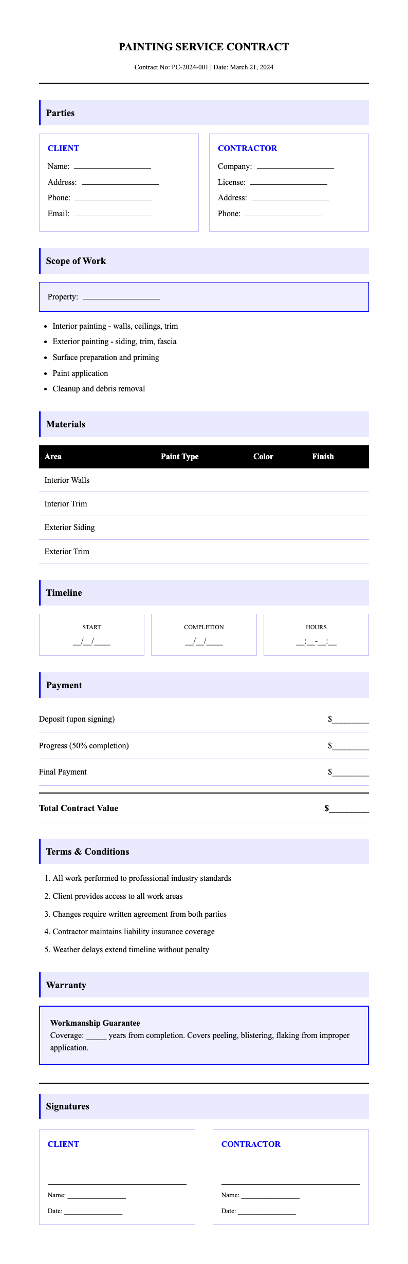 Dissertation Manuscript painting contract
